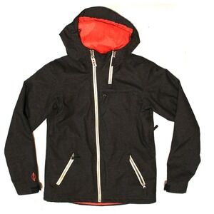 Sims Womens Jacket XS Snowboarding Hooded Breathable Dark Gray Sport Activewear